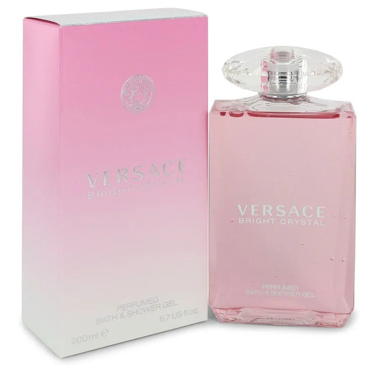 Bright Crystal By Versace Toilette for Women 6.7oz Body Gel