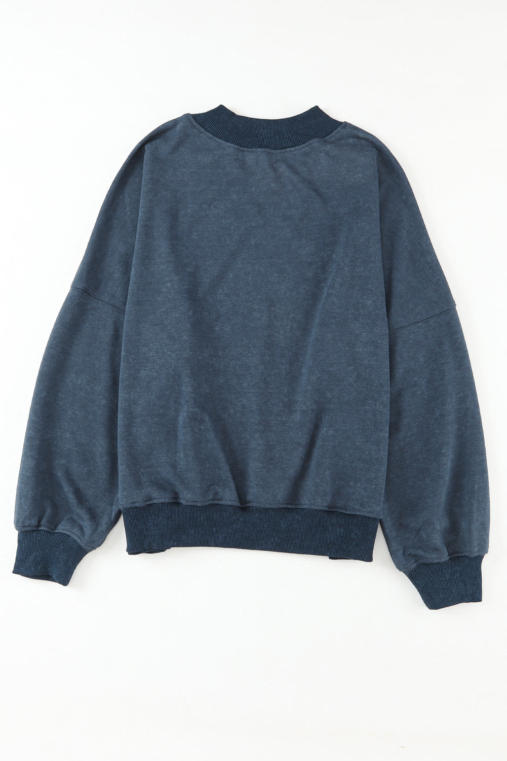Blue sweatshirt on a white background