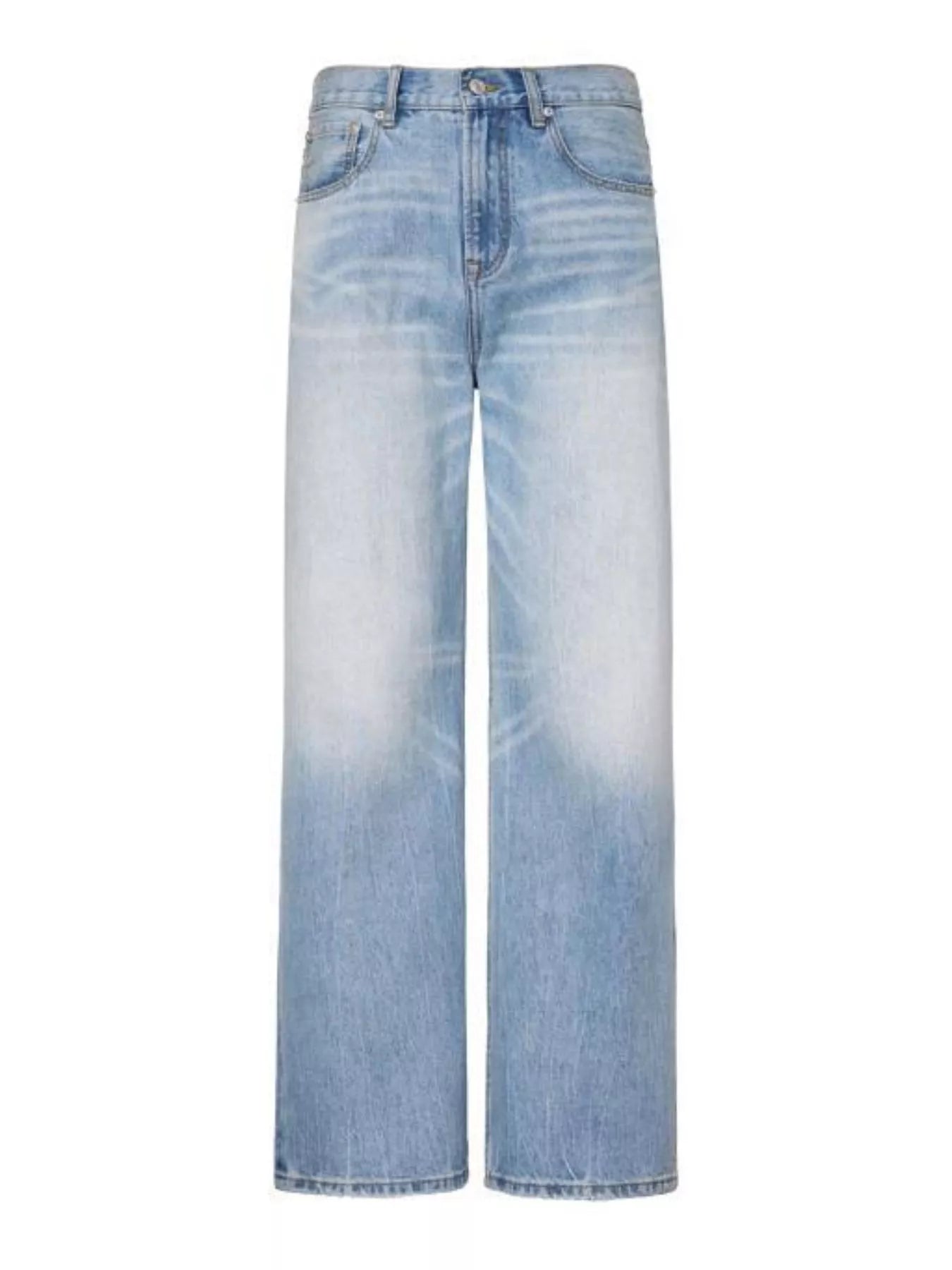 Men's Wash Relaxed Fit Long Leg Jeans