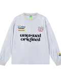 Floral grey "Unusual Original" Graphic Sweatshirt