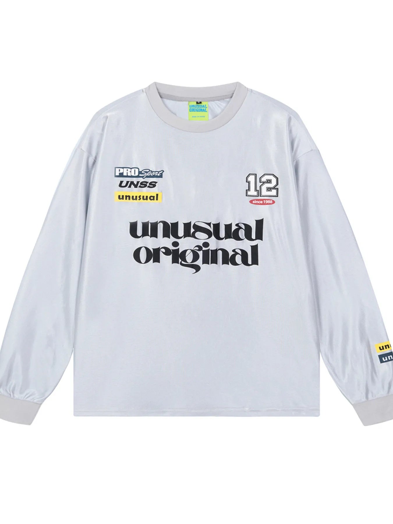 Floral grey "Unusual Original" Graphic Sweatshirt
