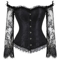 Indulge in the ultimate seduction with our Luxury Women's Chic Summer Sheer Sleeve Corset. Made from the finest materials, this corset features sheer sleeves and a figure-hugging design that will accentuate your curves and leave you feeling empowered and irresistible. 