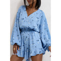 Vivid Printed V-Neck Jumpsuit Vibes