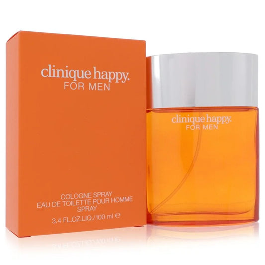 3.4oz Happy Cologne Spray for Men by Clinique – Fresh, Energizing, and Uplifting