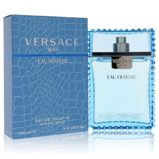 3.4oz Versace Man Eau Fraiche Eau De Toilette Spray