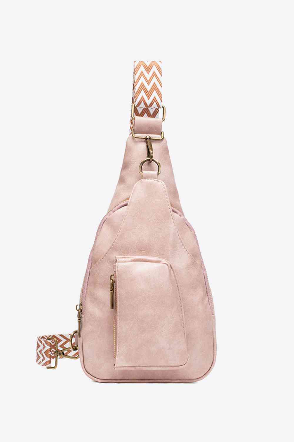 A Pink Convenient All The Feels Ladies PU Leather Sling Bag