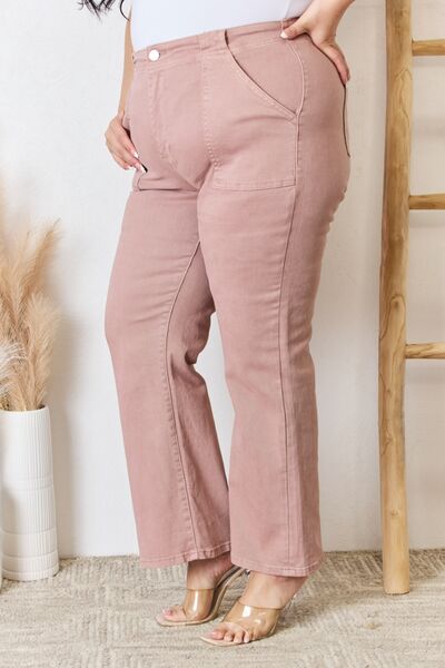 Ladies RISEN High Rise Ankle Flare Jeans
