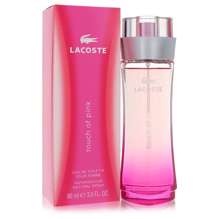 Experience the vibrant energy of Touch of Pink by Lacoste, a captivating Eau De Toilette Spray tailored for women. Bursting with optimism and femininity, this fragrance is a celebration of joy and confidence. With its refreshing blend of citrus and floral notes, including blood orange, jasmine, and violet, Touch of Pink embodies the spirit of playful sophistication. 