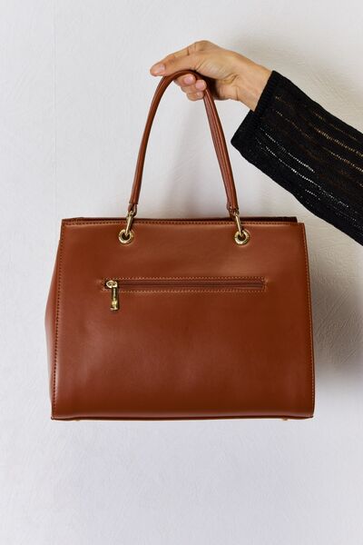 David Jones Elegant Stylish Ladies Texture PU Leather Handbag