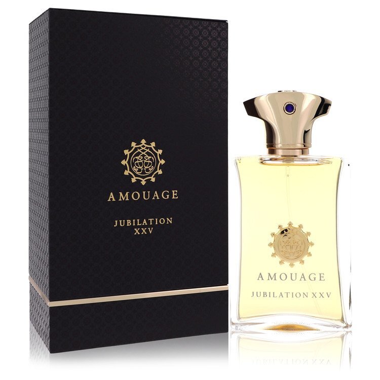 Jubilation XXV by Amouage - the luxurious men's cologne that exudes pure jubilation. Indulge in the rich and captivating blend of exotic spices, precious woods, and opulent fruits, creating a scent that will leave you feeling jubilant all day long.  3.4oz