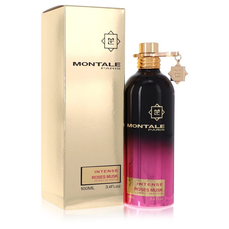 Experience luxury with women's 3.4oz Montale Intense Roses Musk, a captivating fusion of floral and musk elements that envelops you in an intensified version of a beloved classic. Featuring rich rose and alluring musk notes complemented by touches of jasmine and amber.