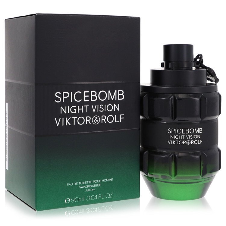 Spicebomb Night Vision is a bold and seductive fragrance that will ignite your senses and leave a lasting impression. This daring scent is the perfect choice for the modern man who wants to make a statement and stand out from the crowd.  The top notes of green mandarin and grapefruit give a burst of freshness, while the heart notes of black pepper and clove add a spicy and masculine touch.