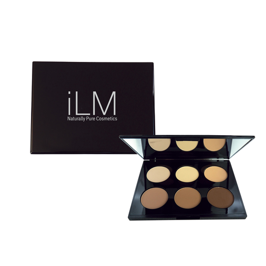 The iLM Cosmetic Contour and Highlight Palette is your ultimate solution! Our 6-shade matte powders with a sun-kissed peach undertone allow you to sculpt, define, and brighten your complexion. Our buildable formula guarantees a radiant, dewy finish that makes contouring a breeze. 