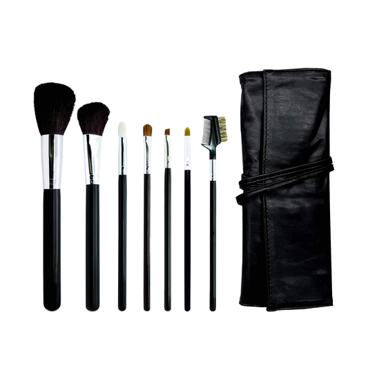Achieve flawless beauty by discovering precision and perfection with the ILM 7-Piece Cosmetic Brush Set. Crafted with premium materials, these versatile brushes cater to every makeup need, ensuring seamless application and professional results every time. Elevate your beauty routine with this essential collection."