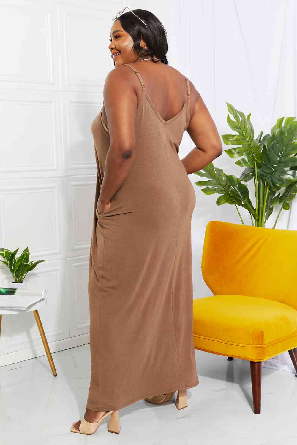 Women's Casual Zenana Beach Vibes Cami Maxi Dress