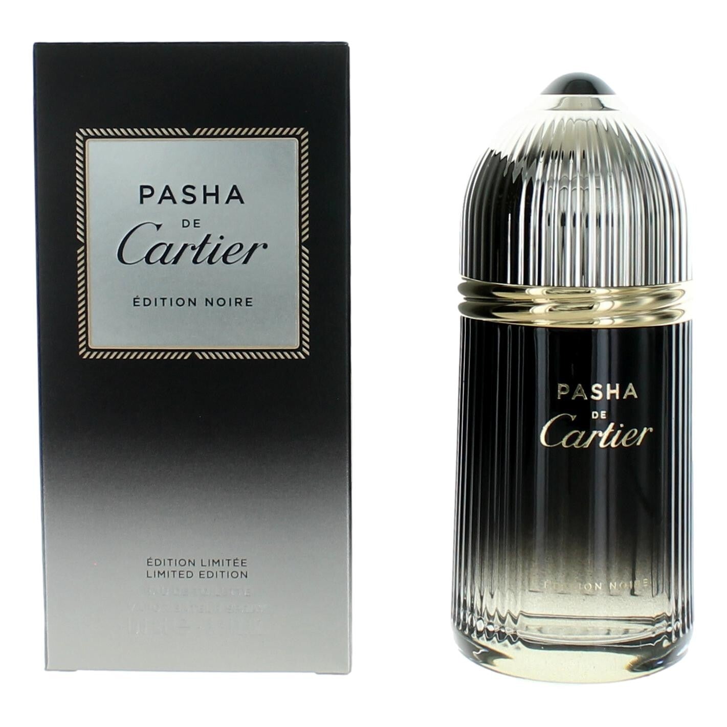 Pasha de Cartier Edition Noire by Cartier, 3.3 oz Eau De Toilette Spray for Men Limted Editon