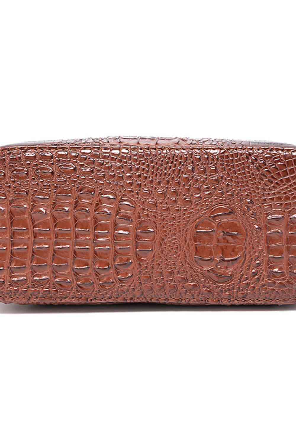 Women's Texture PU Leather Handbag